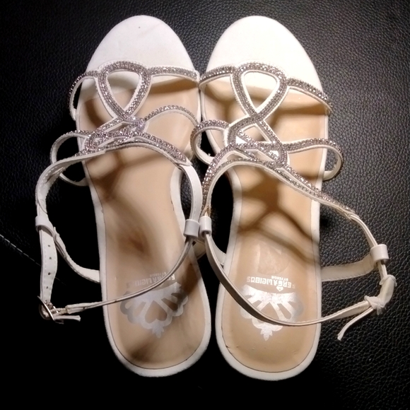 Fergalicious Shoes - Fergalicious White Wedges